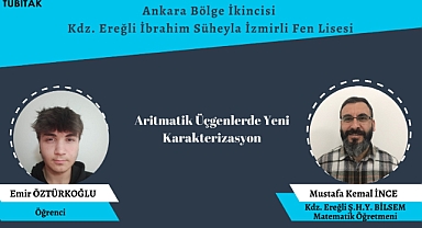 Lise öğrencilerinin TÜBİTAK proje başarısı!