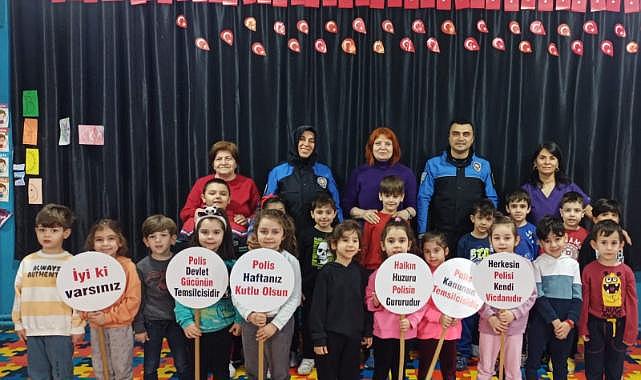 Minikler trafik kurallarını öğrendi