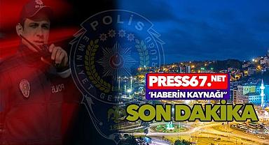 Okul bahçesine silahla gelip polisi alarma geçirdiler!