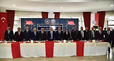 Protokol üyeleri bayramlaştı