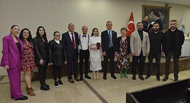 Talip Burak ile Buse dünyaevine girdi