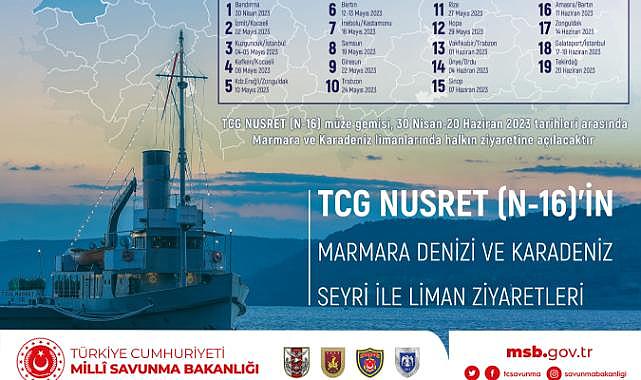 TCG Nusret Müze Gemisi Zonguldak’a geliyor!