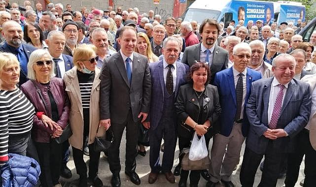 Yavuzyılmaz Kilimli'de seçim bürosunun açılışına katıldı