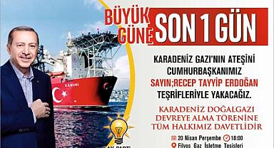 Zonguldaklılar Karadeniz Gazı'nı yakından görmek için akın edecek