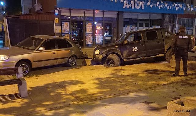 Alkollü şahıs vurup kaçtı, polis yakaladı