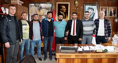 Arslanbuğa’ya madencilerden teşekkür ziyareti