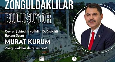 Bakan Kurum Zonguldaklılar ile buluşacak