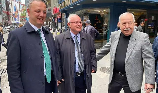 Başkan Ömer Selim Alan, Muharrem Akdemir ve Yavuz Erkmen'den Erdoğan'a oy istedi