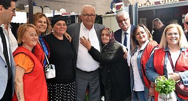 Başkan Posbıyık, çarşı-pazar geziyor, Kılıçdaroğlu'na destek istiyor