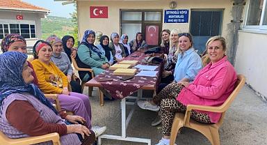 Bilinçli bir üretim oluşturabilecek kadın kursiyerler yetiştiriliyor