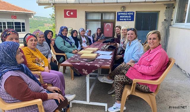 Bilinçli bir üretim oluşturabilecek kadın kursiyerler yetiştiriliyor