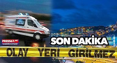 Danişmentli köyünde sıkışmalı trafik kazası..!