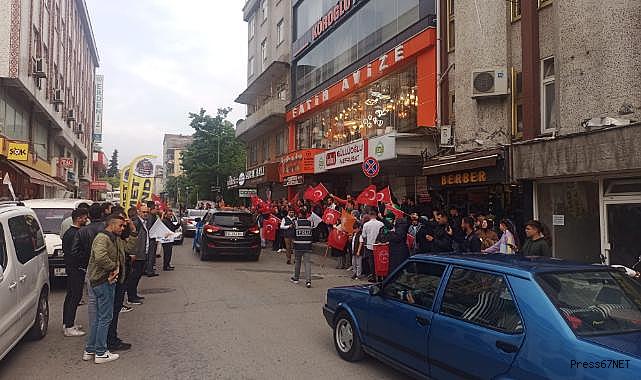 Erdoğan'ın seçim zaferi Alaplı'da kutlandı