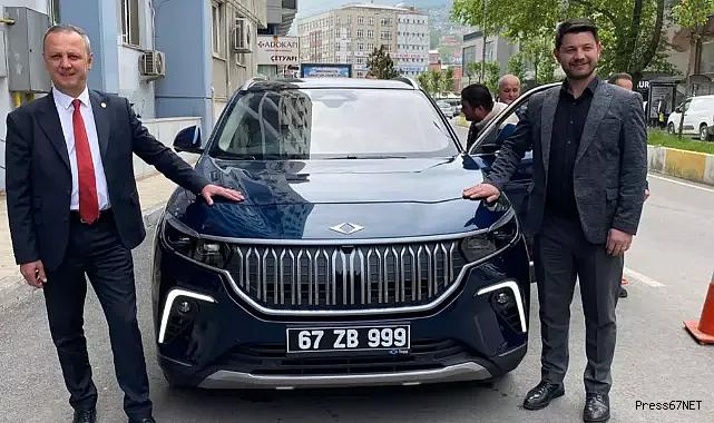 Gören fotoğraf için sıraya girdi! TOGG Zonguldak&#039;ta mesaiye başladı