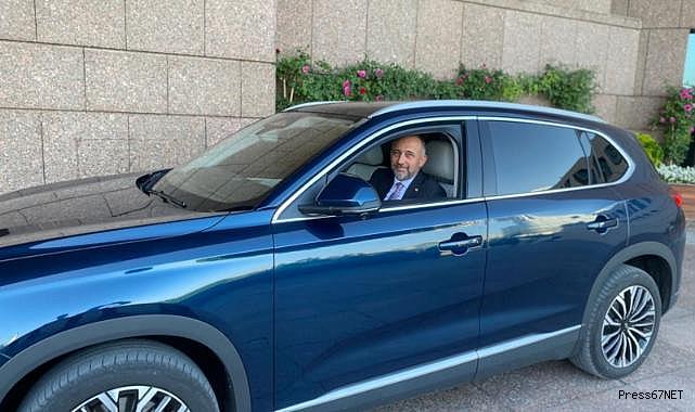 Metin Demir TOGG'a bindi, gaza bastı!