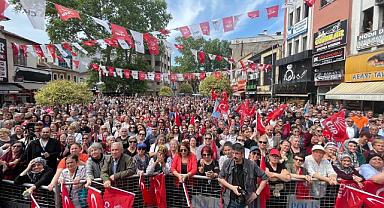 Millet İttifakı mitingi Çaycuma'da gerçekleşti