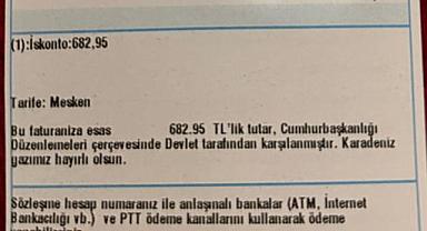 Ve ilk doğalgaz faturalarında '0' rakamı göründü!