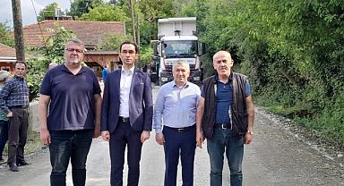 Ayvazlar yolu asfalt çalışması tamamlandı