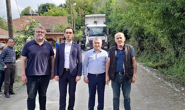 Ayvazlar yolu asfalt çalışması tamamlandı