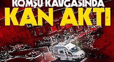 Husumetli iki komşu arasında kavga çıktı: 1 yaralı