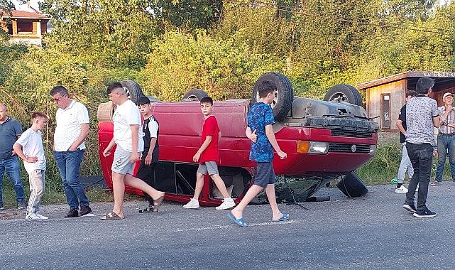 İplik fabrikası işçilerini taşıyan araç devrildi…