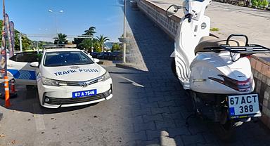 Kdz. Ereğli'de motosiklet yayaya çarptı