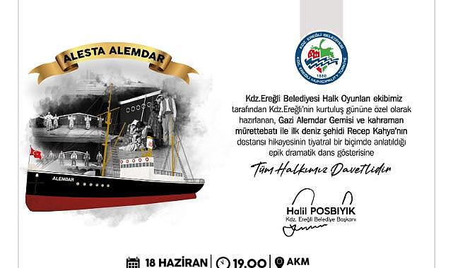 Kdz. Ereğli’nin Kurtuluş Gününde, muhteşem alemdar destanı hikâyesi sizleri bekliyor