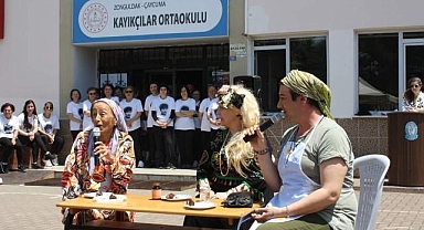 'Kültürümüzü Tanıtıyoruz' projesiyle öğrenciler, veliler ve yöre halkı doyasıya eğlendiler