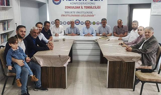 Memur - Sen üyeleri bayramlaştı