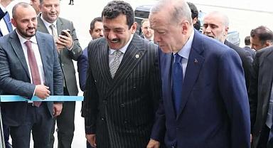 Muammer Avcı, Cumhurbaşkanı Erdoğan'ı karşıladı