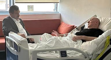 Muammer Avcı'dan Necati Akdeniz'e geçmiş olsun ziyareti