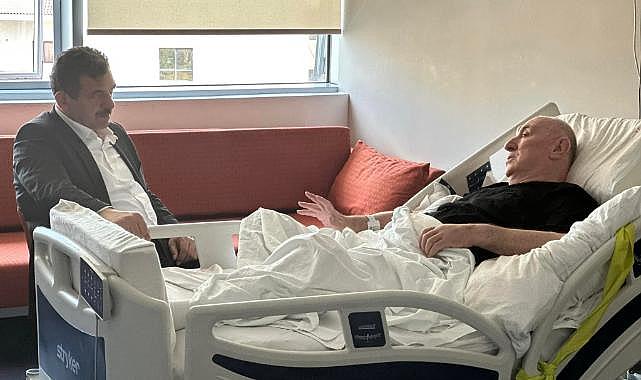 Muammer Avcı'dan Necati Akdeniz'e geçmiş olsun ziyareti