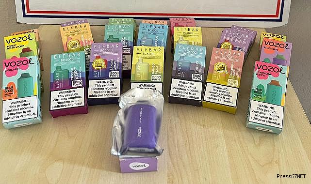 Oto yıkamacıda kaçak elektronik sigara satarken yakalandılar!