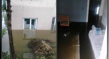 Saltukova'da depremzedelerin evleri sular altında kaldı