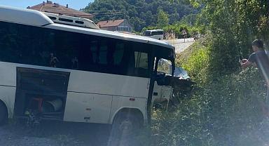 TTK işçi servisi yoldan çıktı, ekipler olay yerinde!