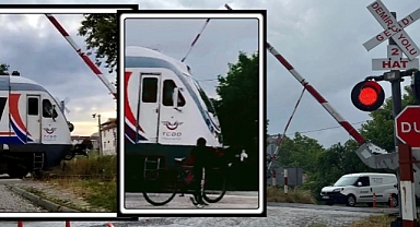 Vatandaş mağdur! Tren yolu hemzemin geçitin bariyer ve sinyali çalışmıyor