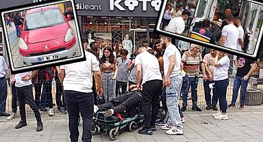 Yolun karşısına geçmeye çalışan yayaya araç çarptı:1 yaralı