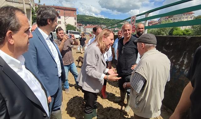 CHP Heyeti Devrek'te incelemelerde bulundu