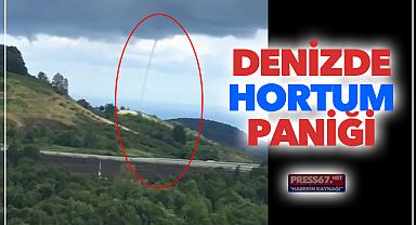 Denizde hortum paniği!