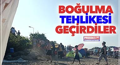 Denizde korku dolu anlar!