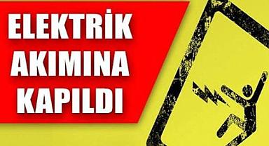 Elektrik akımına kapıldı!