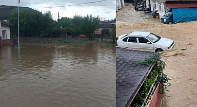 Filyos ve Perşembe beldesi yoğun yağışa maruz kaldı