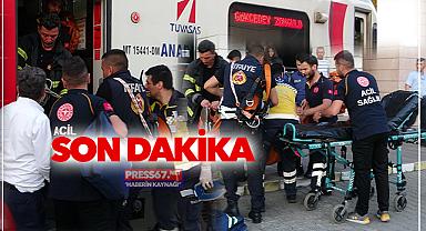 Kayalıklardan düştü imdadına yolcu treni yetişti!