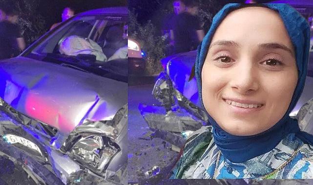 Kazada hayatını kaybeden hamile kadın toprağa verildi