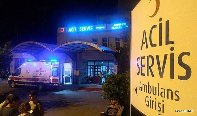 Korkutan anlar, düğün salonu önünde silahlar patladı!