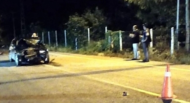 Otomobil ile motosiklet çarpıştı: 1 ölü