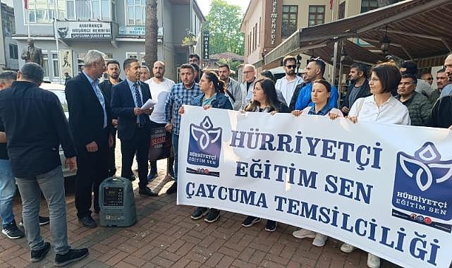 Özcan, "Hürriyetçi Eğitim-Sen Memur ve emekliler için, yoksulluk sınırı altında bir maaşı kabul etmiyor"