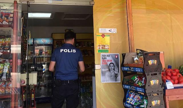 Polisten okul çevrelerinde tek dal sigara denetimi!