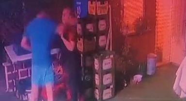 Tokada tokatla karşılık verince yere yığıldı!