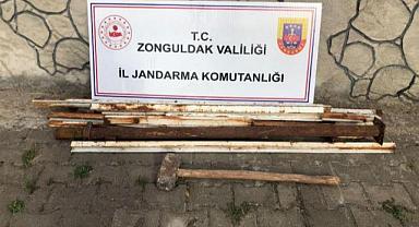Demir hırsızı yakayı ele verdi!